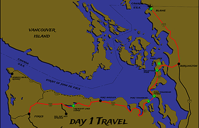 Northwest Washignton Map